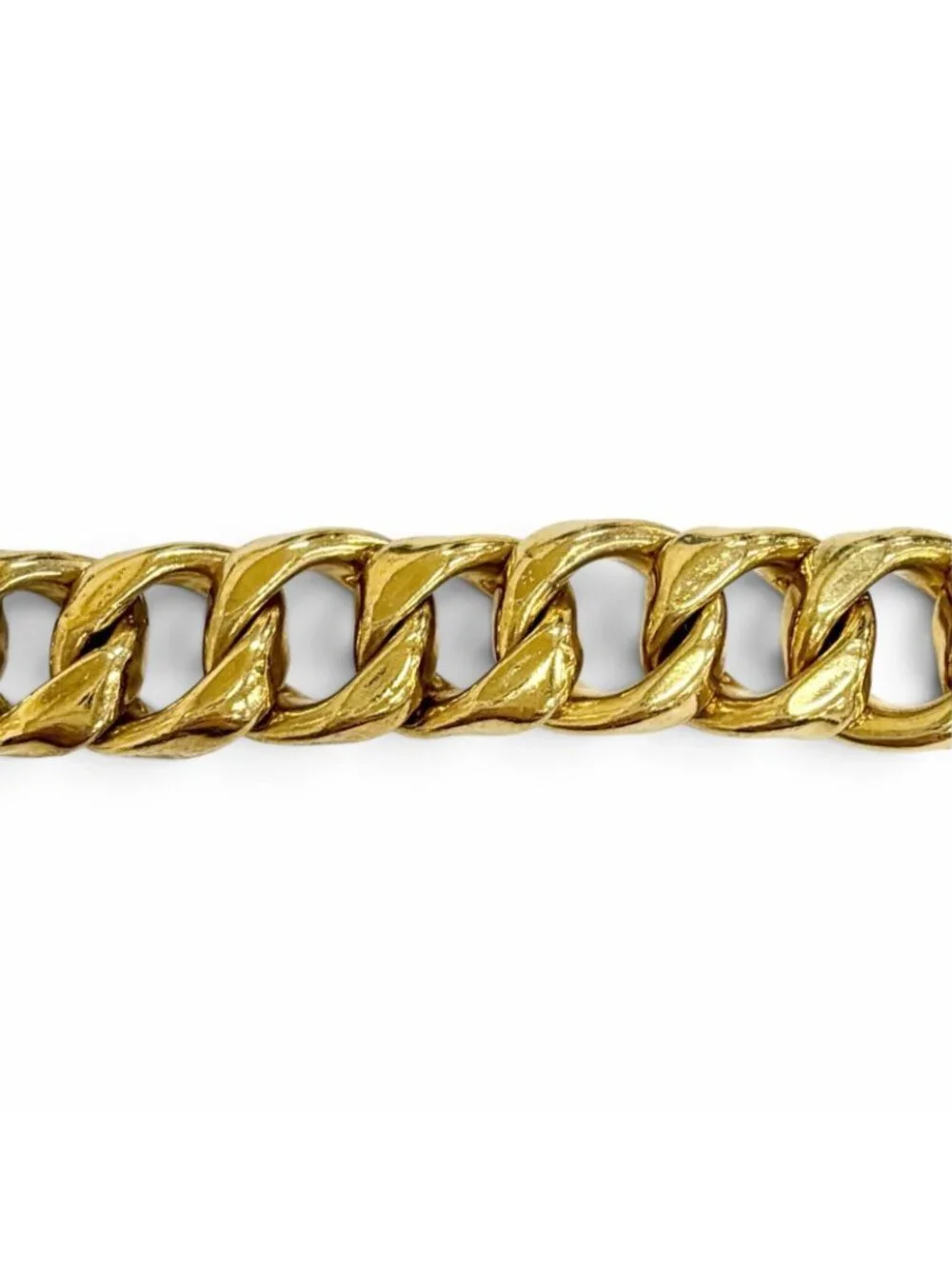 Chanel Vintage 93A CC Logo Chain Belt Gold